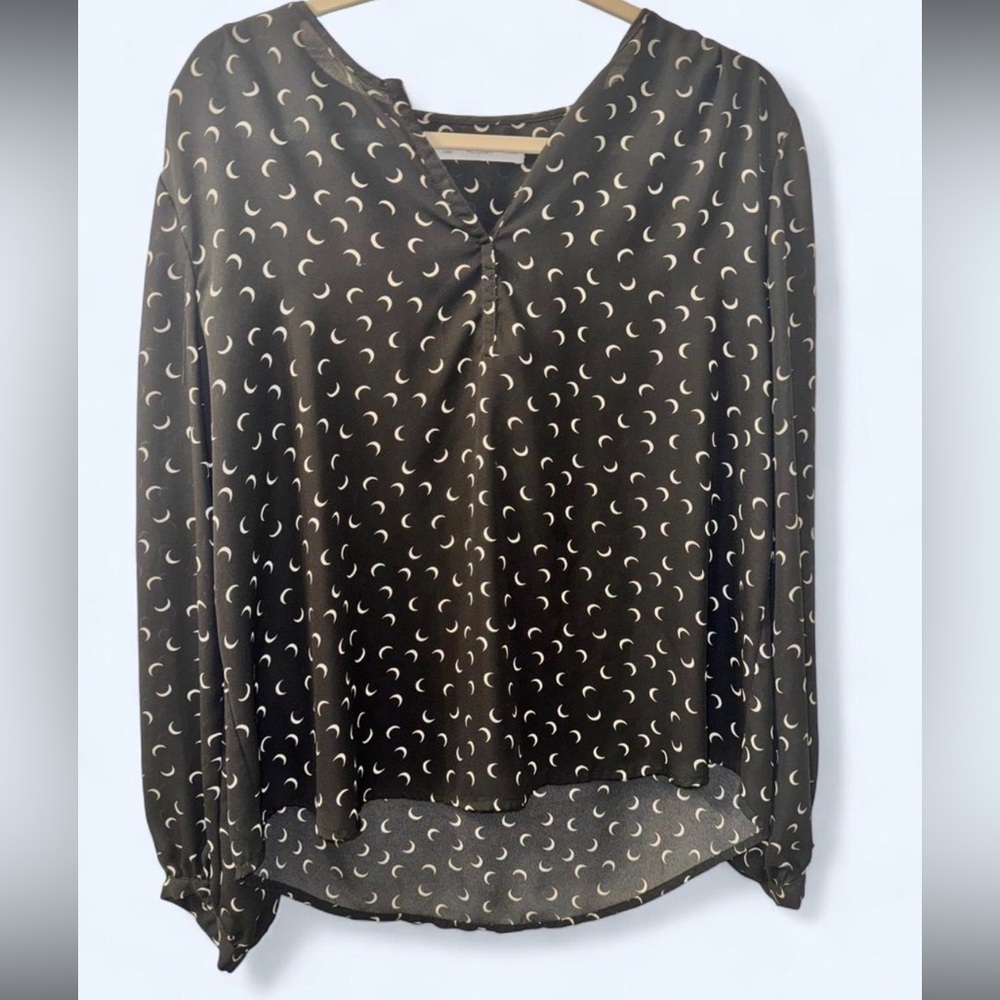 Black Crescent Moon Women's Top